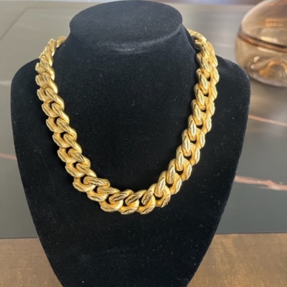 Saint Laurent Curb Chain Necklace